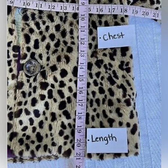 American Rag faux leopard coat - Picture 8 of 9